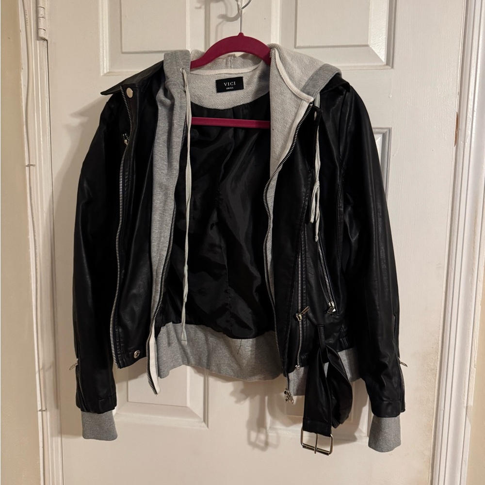 Vici Black and Cream Jacket